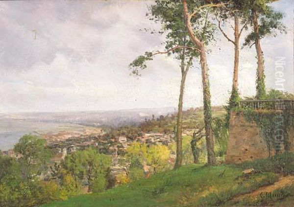 Paesaggio Oil Painting by Carlo Mancini