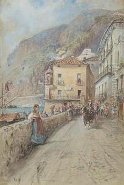 Hotel Dei Cappuccini, Amalfi Oil Painting by Francesco, Lord Mancini