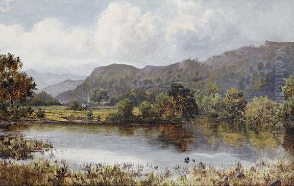 The Church Pool, Betws-y-coed Oil Painting by William Henry Mander