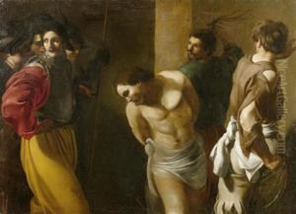 The Flagellation Oil Painting by Bartolomeo Manfredi