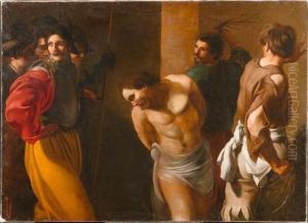 The Flagellation. Oil Painting by Bartolomeo Manfredi