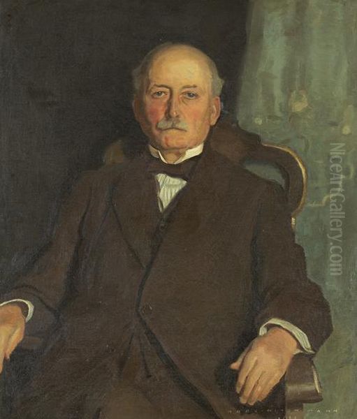 Sir Robert Mcalpine Oil Painting by Harrington Mann