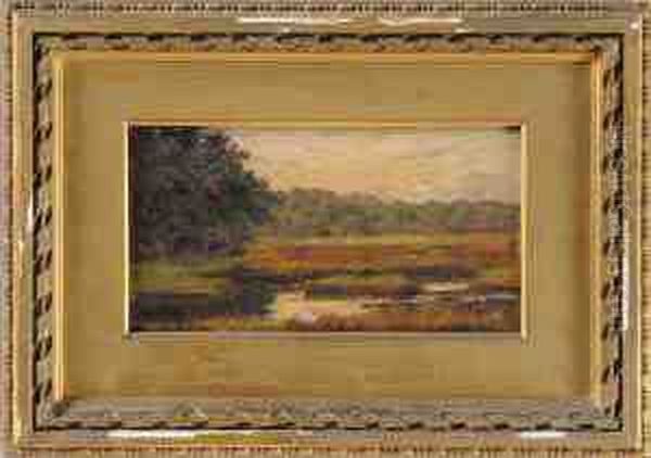 The Marsh Oil Painting by Parker Mann