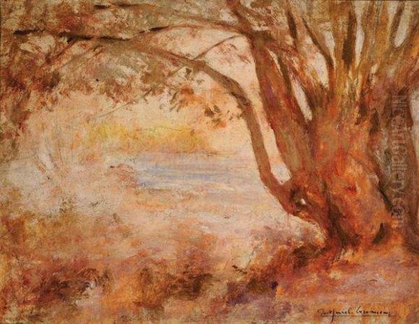 Paysage D'automne Oil Painting by Pierre Amedee Marcel-Beronneau