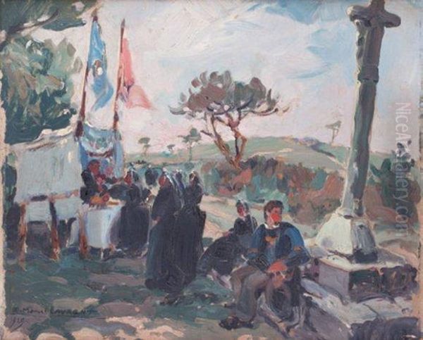 Procession Bretonne by Emmanuel Marcel-Laurent