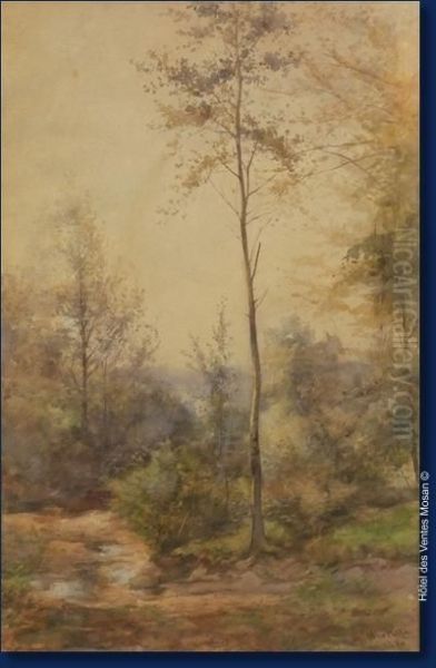 Chemin De Campagne Oil Painting by Henri Marcette