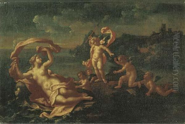 Galatea Oil Painting by Richard Wilson