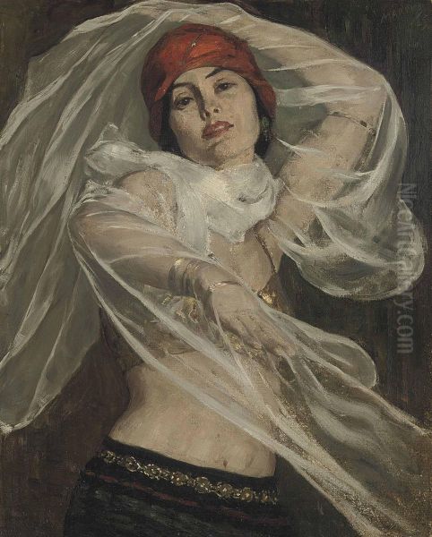 The Harem Dancer Oil Painting by Otto Marcus