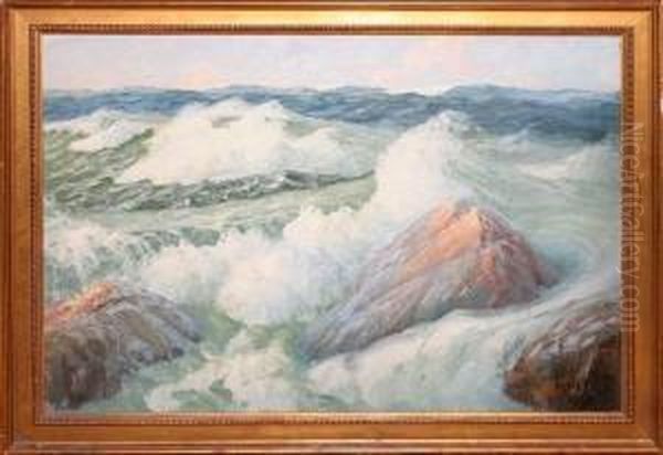 Seascape Oil Painting by Gilbert Tucker Margeson