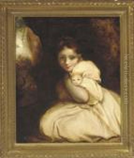 Portrait Of Lady Smith Oil Painting by Harriet Maria Wright