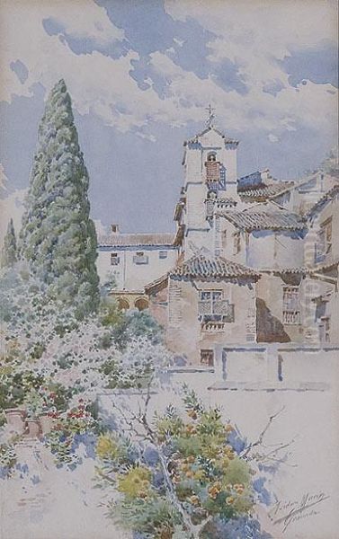 Convento Granadino Oil Painting by Isidoro Marin Garces