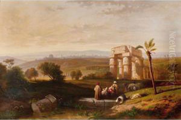 Souvenir D'egypte Oil Painting by Ferdinand Marinus