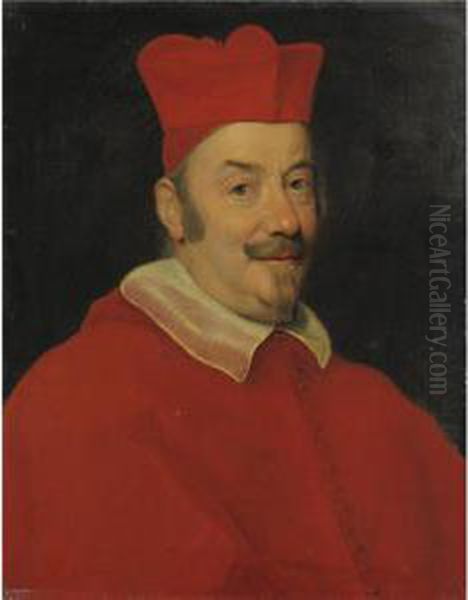 Ritratto Del Cardinale Pietro Ottoboni, Futuro Papa Alessandro Viii Oil Painting by Mariotti, Giovanni Battista