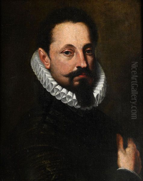 Portratt Av Adling Oil Painting by Mariotti, Giovanni Battista