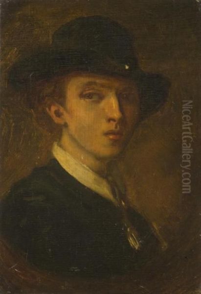 Portrait Of Van De Willem Maris Oil Painting by Jacob Henricus Maris