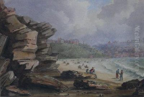 Scarborough Oil Painting by William Markham