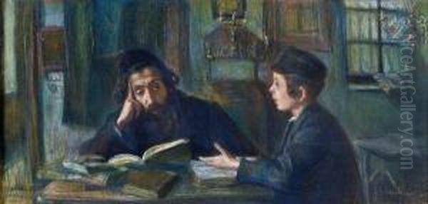 Lehrer Und Schuler Oil Painting by Artur Markowicz