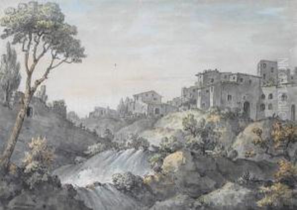 Tivoli Oil Painting by William Marlow