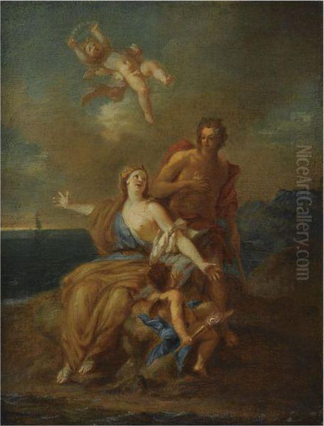 Bacchus And Ariadne Oil Painting by Francois Marot