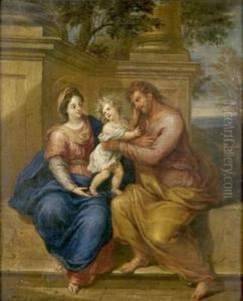 La Sainte Famille Oil Painting by Francois Marot