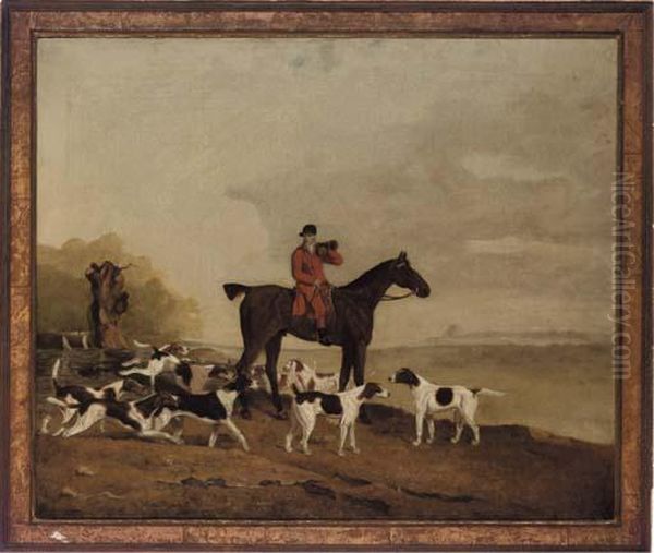 Thomas Oldacre On Brush Oil Painting by Benjamin Marshall