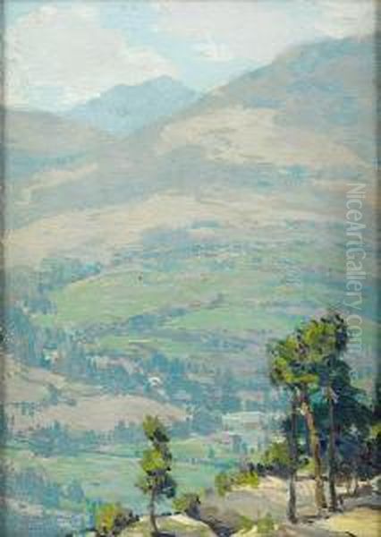 California Landscape, Palo Alto Oil Painting by Frank Howard Marshall