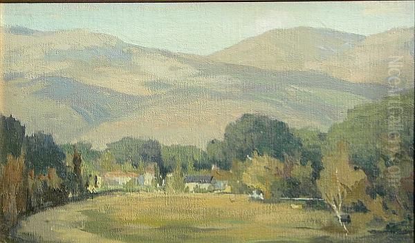 Near Palo Alto Oil Painting by Frank Howard Marshall