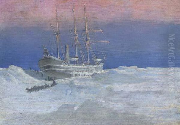 S.y. Endurance Ice-bound In The Weddell Sea by George Edward Marston