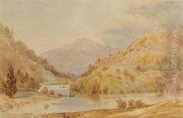 Junction Of Nepean And Warragamba River Oil Painting by Conrad Martens