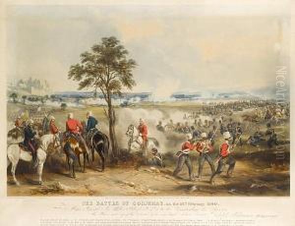 Sikh Wars Oil Painting by Henry Martens