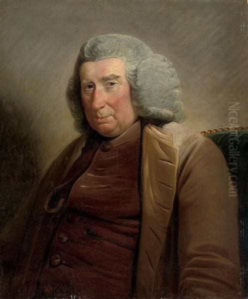 Portrait Of Alexander Keith Of Dunnottar And Ravelstoun(1705-1792) Oil Painting by David Martin