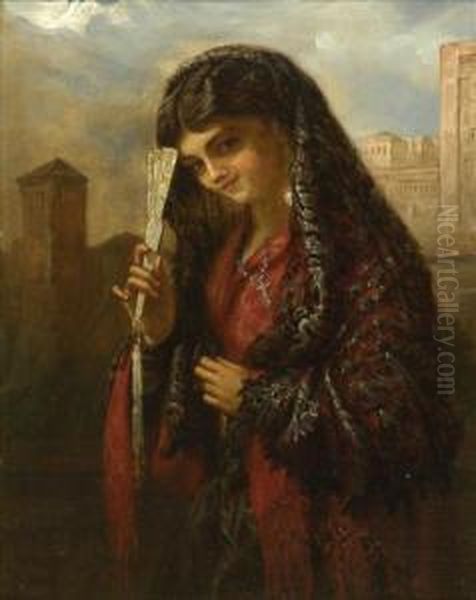 The Belle Of Granada Oil Painting by Henry Harrison Martin