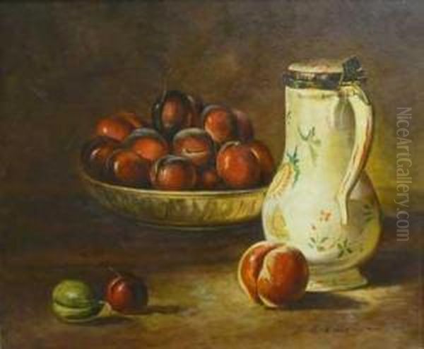 Bodegon Oil Painting by Ramon Martin Rubio