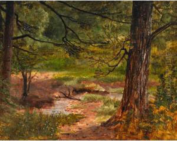 Rosedale Creek Oil Painting by Thomas Mower Martin