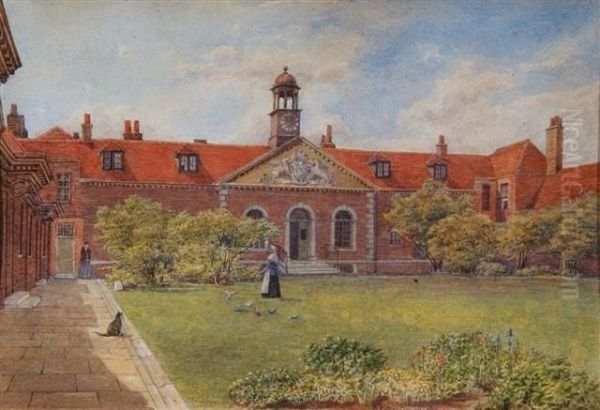 Emmanuel Hospital Oil Painting by Edward Henry Martineau