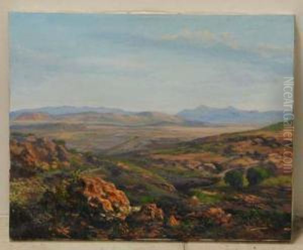 Paisaje Oil Painting by Isidro Martinez Colin