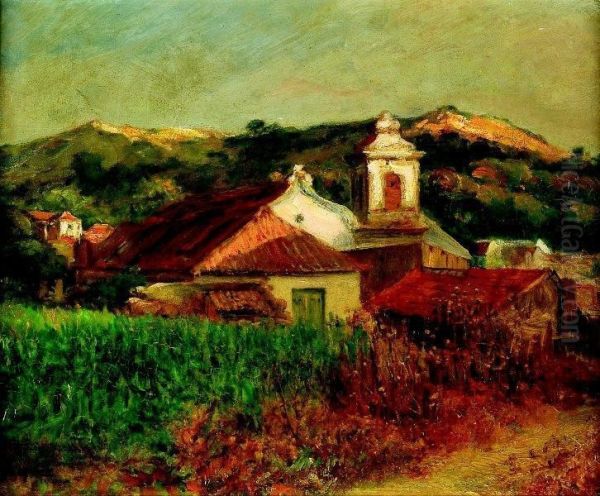 Trecho Da Trafaria Oil Painting by Luciano Martins Freire