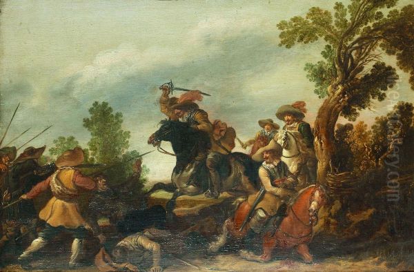 Otydligt Oil Painting by Jan the Younger Martszen