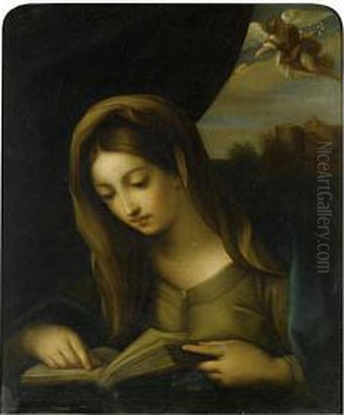 The Annunciation Oil Painting by Agostino Masucci