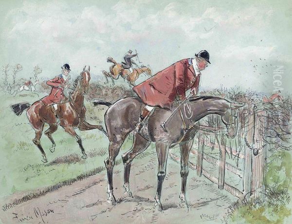 'hallo Old Boy'; Oil Painting by George Finch Mason