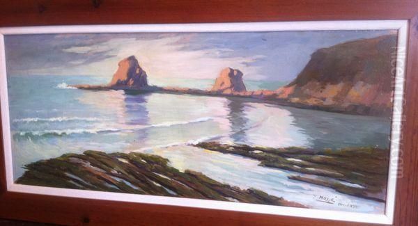 Les Deux Jumeaux, Hendaye Oil Painting by Jules Masse