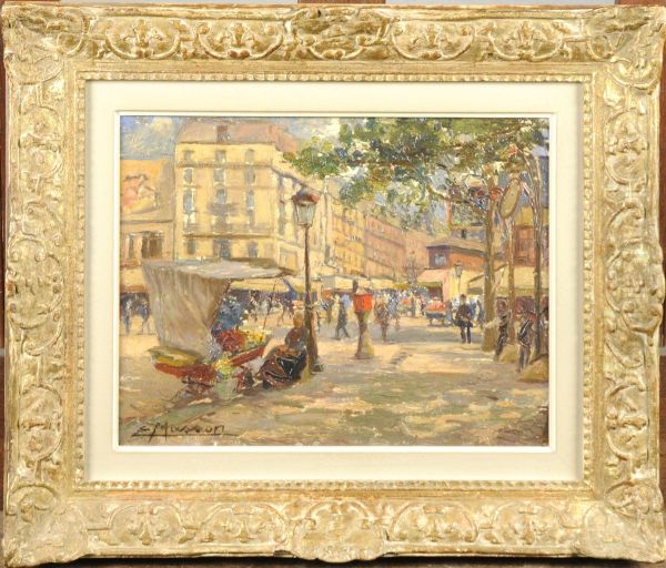 Coin De Paris Oil Painting by Edouard Masson