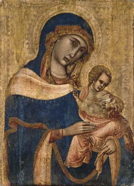 The Madonna And Child Oil Painting by Master Of The Sterbini Diptych