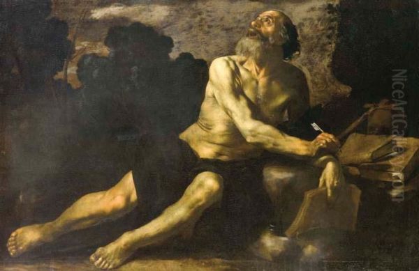 San Girolamo Oil Painting by Master Of Fontanarosa