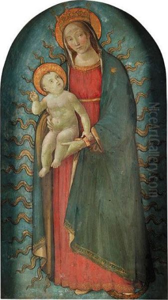 The Virgin Of The Immaculate Conception Oil Painting by Master Of Marradi