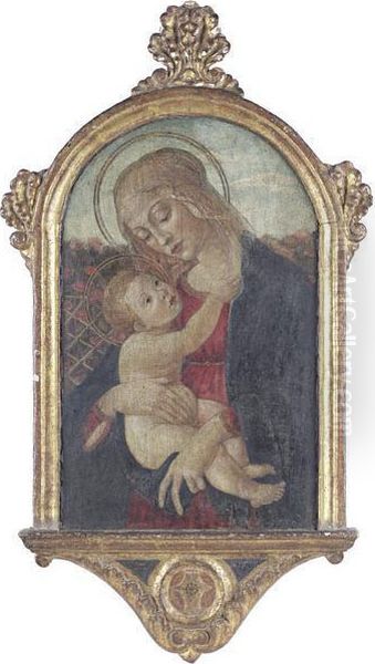 The Madonna And Child Oil Painting by Master Of San Miniato