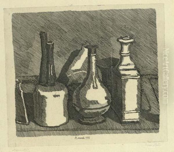 Giorgio Morandi 

Lot Title Oil Painting by Master Of The Acquavella Still Life