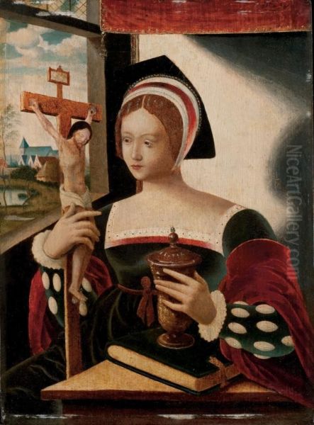 Marie-madeleine Oil Painting by Master Of The Half-Length Figures