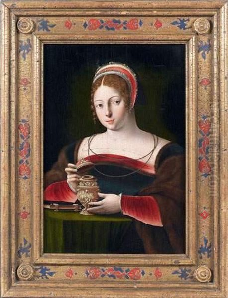 Marie Madeleine Oil Painting by Master Of The Half-Length Figures