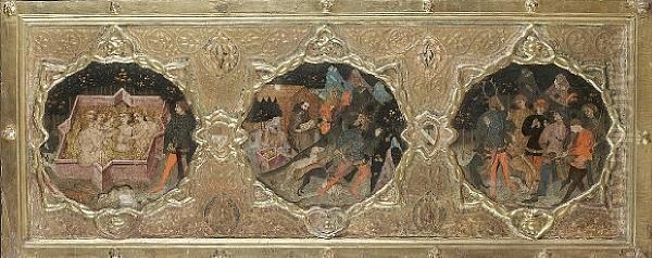 The Story Of Diana And Actaeon Oil Painting by Master Of The Hercules Cassone